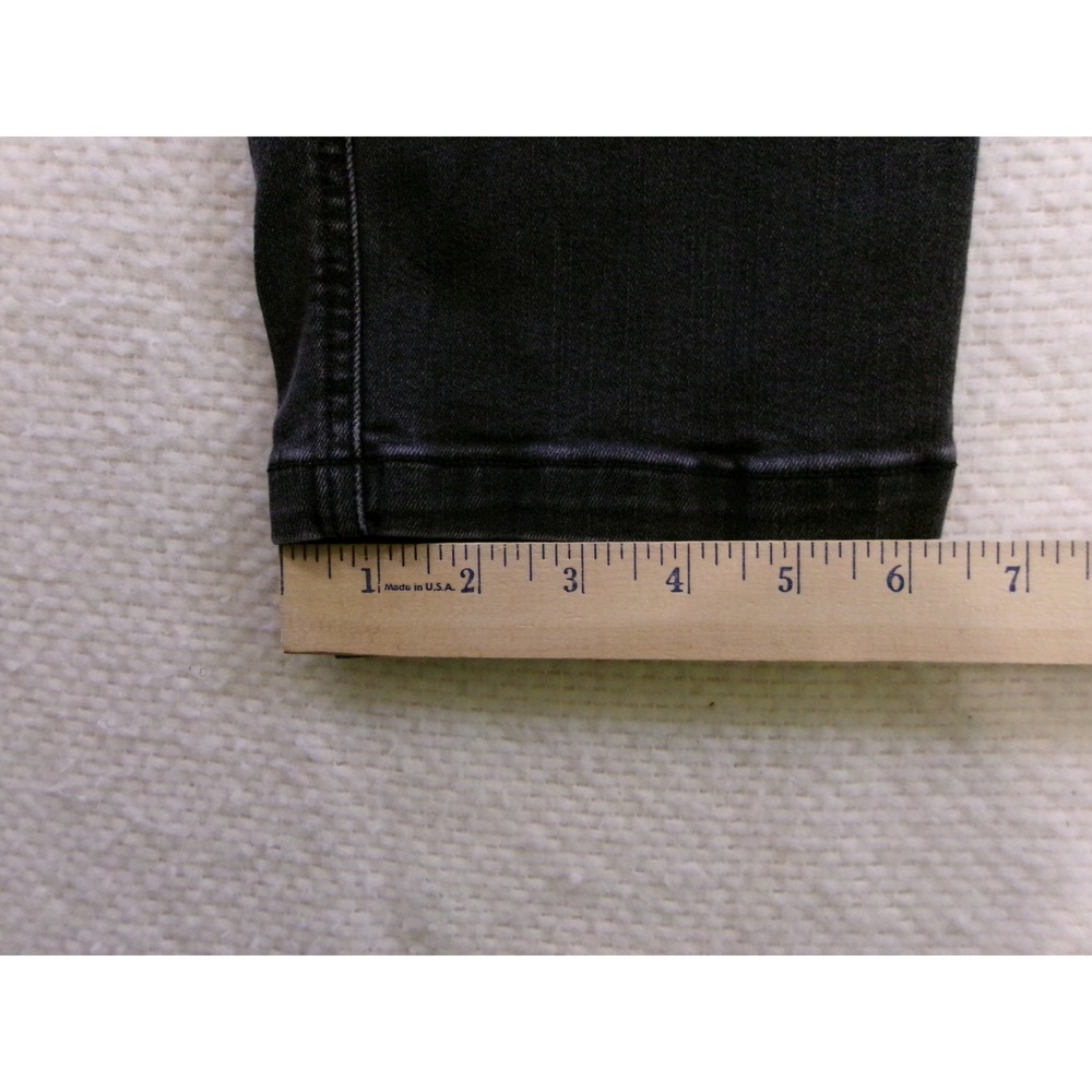 Spanx Ankle Straight Leg Jeans Washed Black Tall Large 20355T - Picture 4 of 8